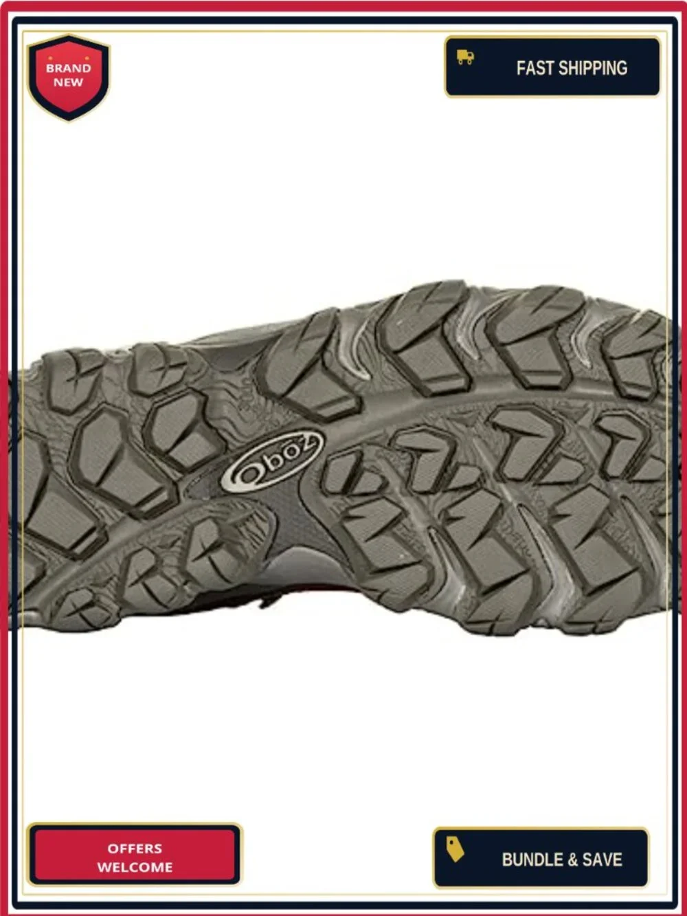 Waterproof Mid Hiking Boots with EVA Insole and Rubber Sole